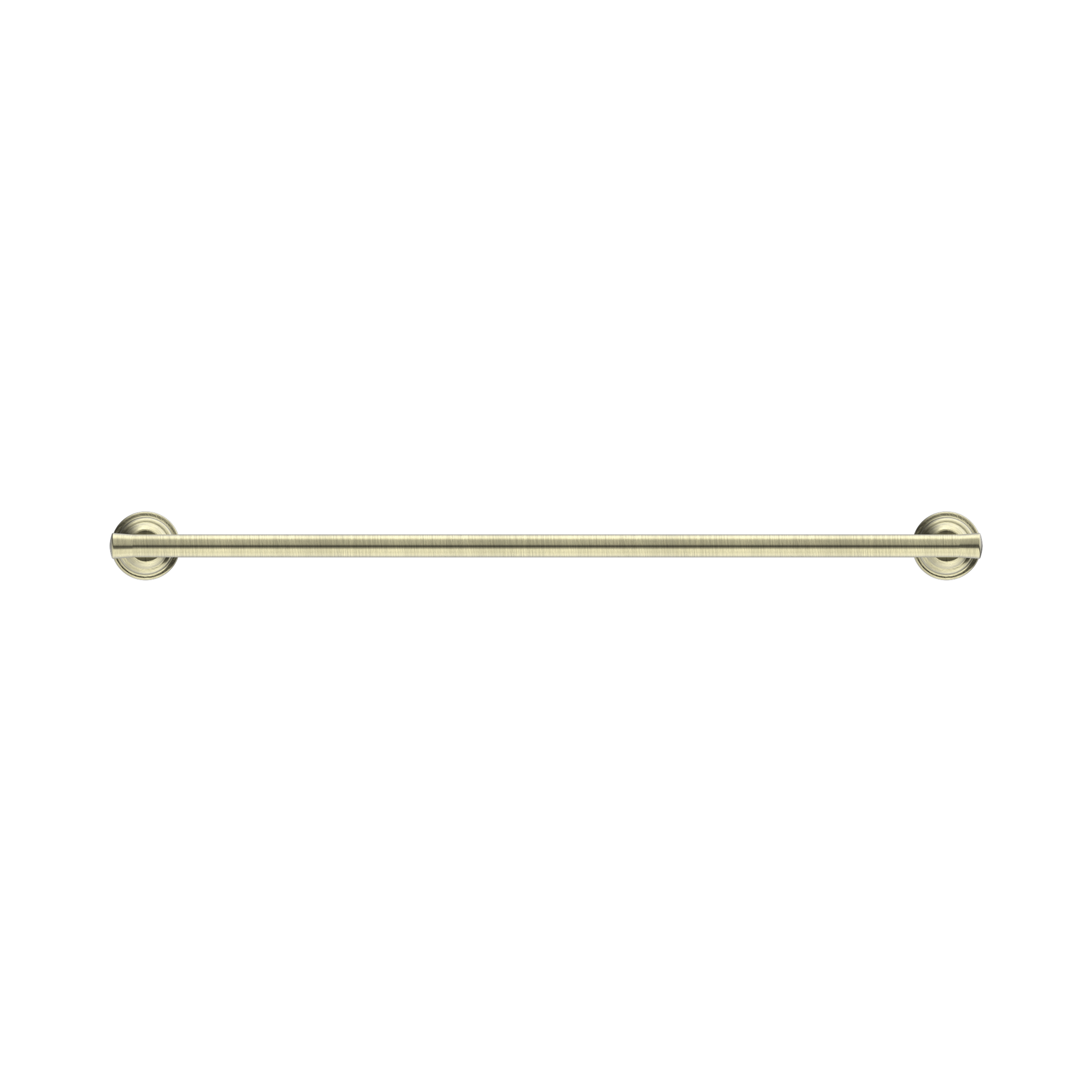 Nero York Double Towel Rail 600mm Aged Brass