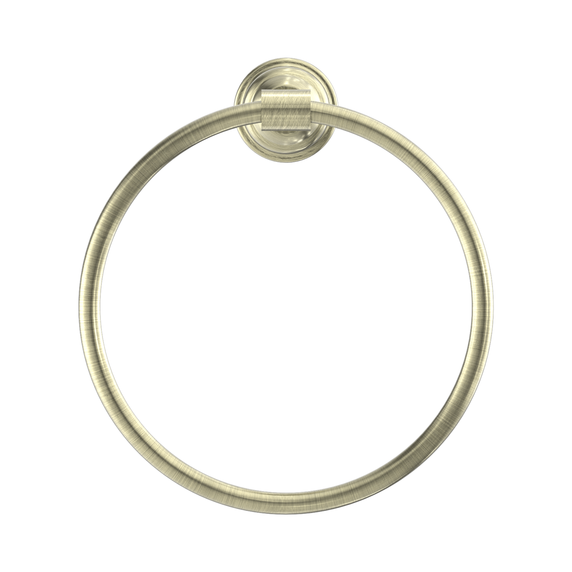 Nero York Towel Ring Aged Brass