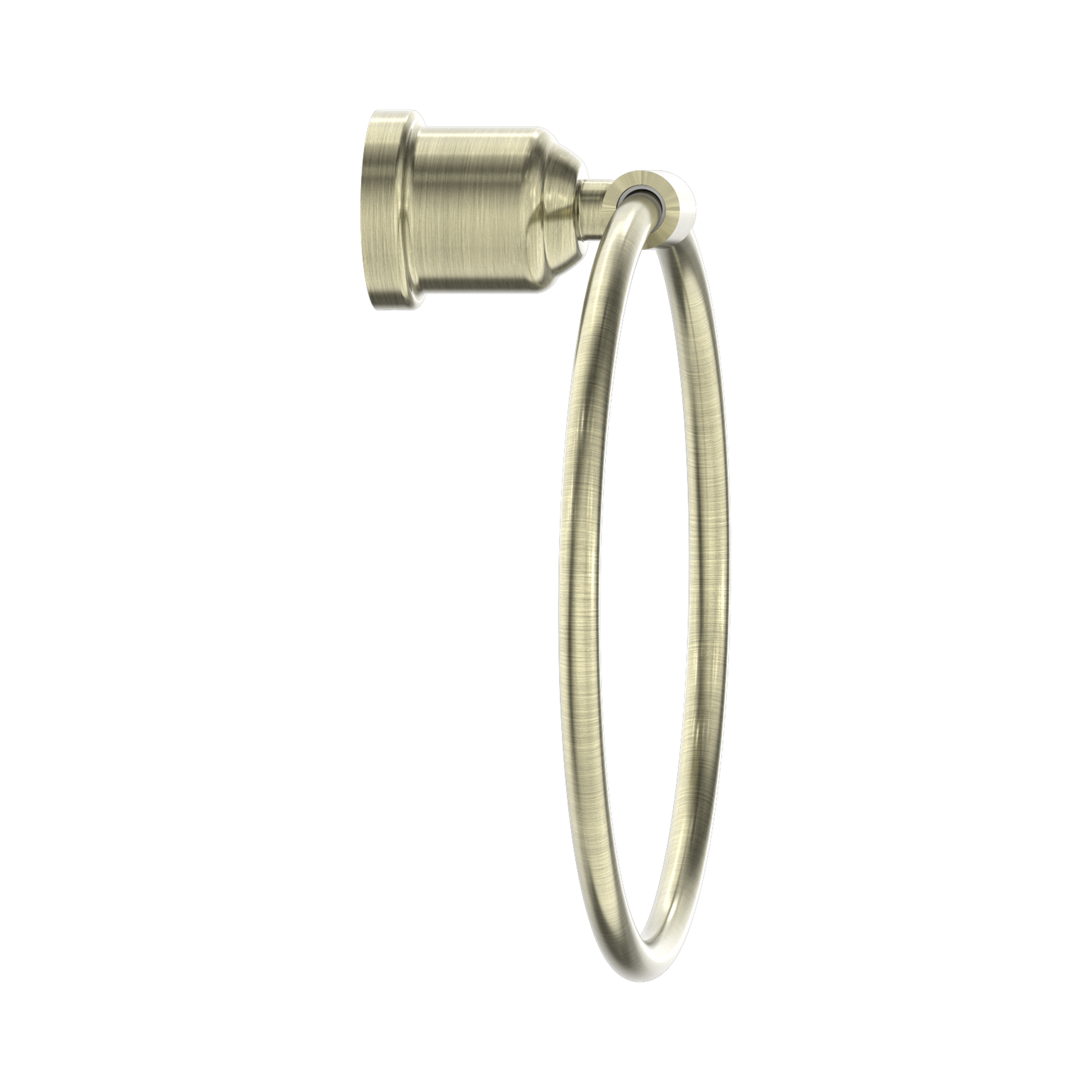 Nero York Towel Ring Aged Brass