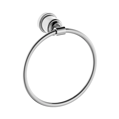 Nero York Towel Ring, Chrome