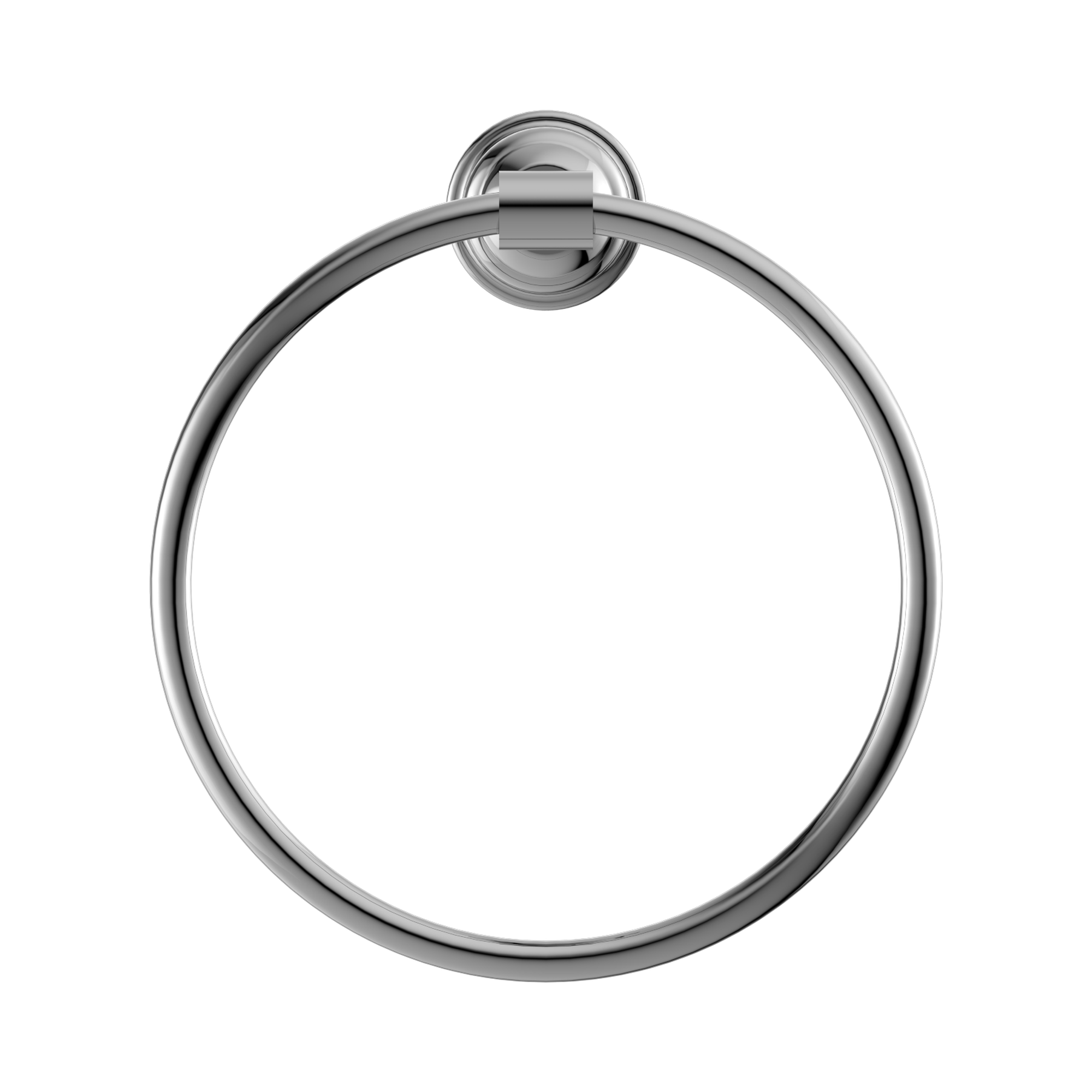 Nero York Towel Ring, Chrome