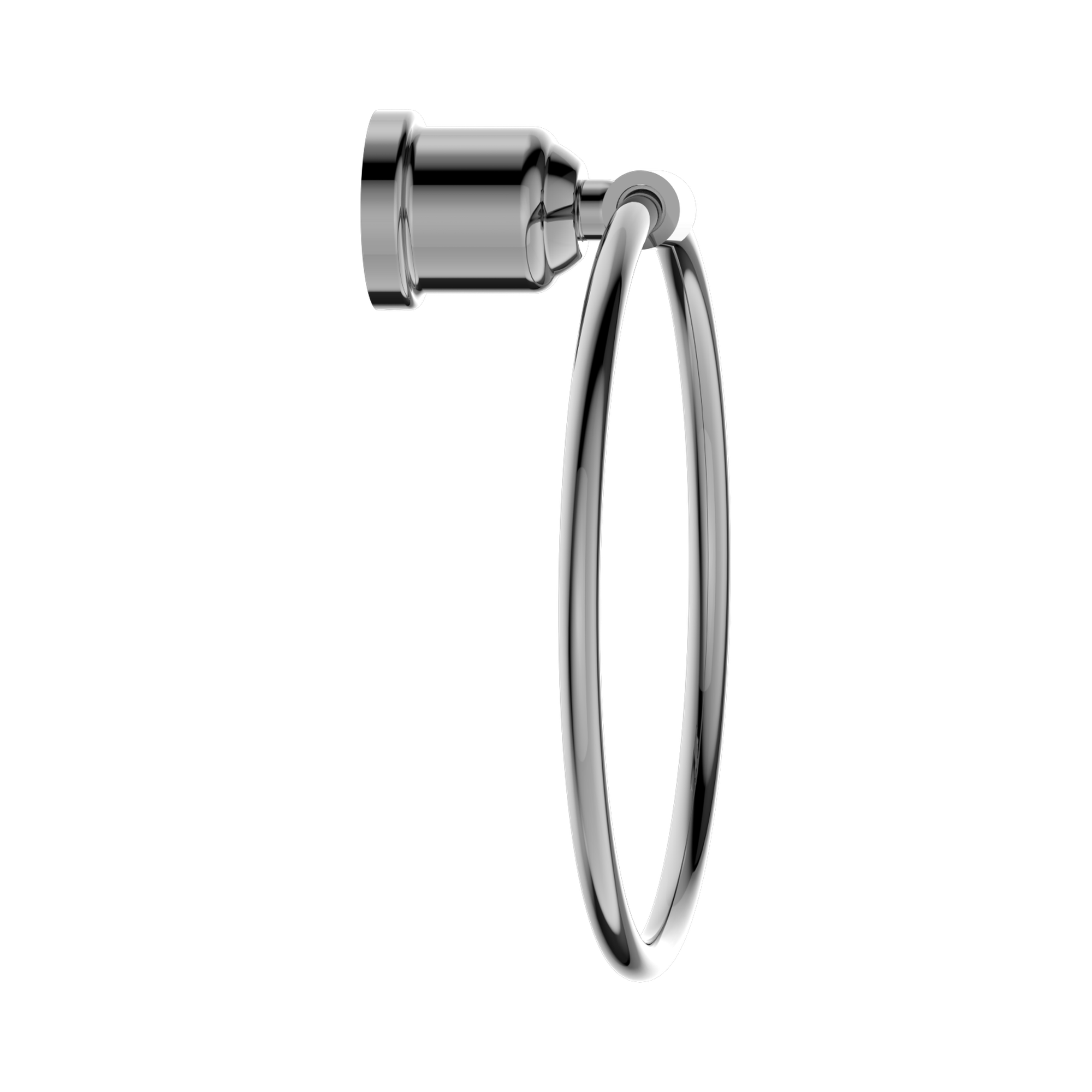 Nero York Towel Ring, Chrome