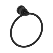 Nero York Towel Ring, Matte Black