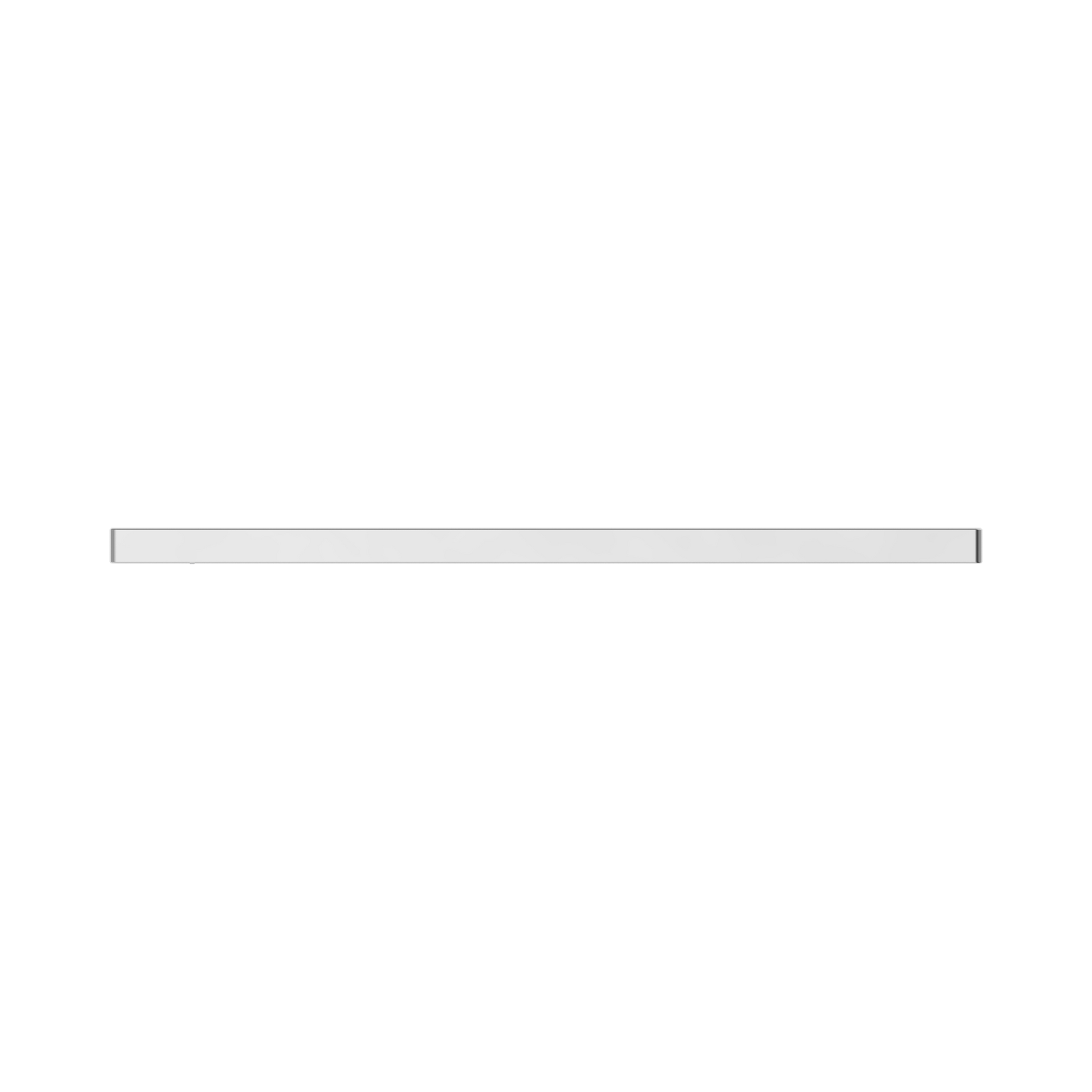 Nero Pearl Single Towel Rail 600mm, Chrome