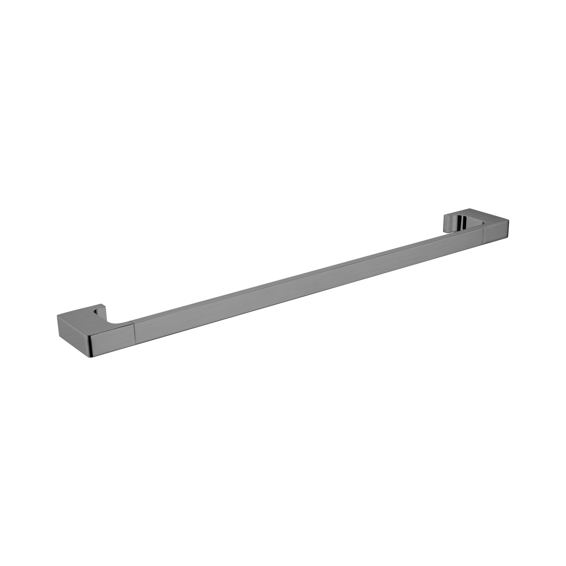 Nero Pearl Single Towel Rail 600mm, Gun Metal