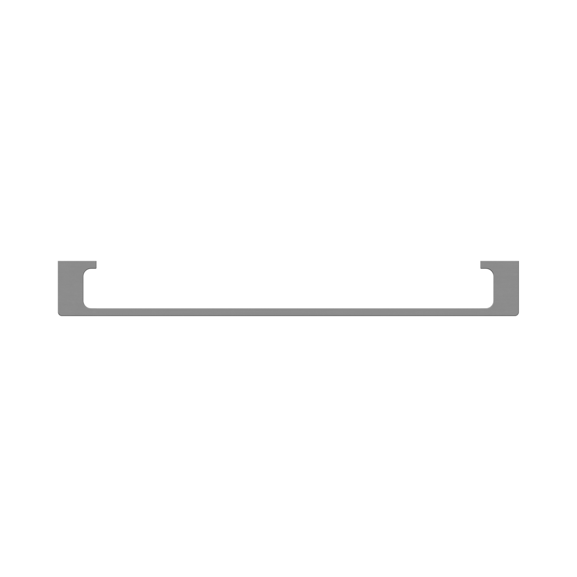 Nero Pearl Single Towel Rail 600mm, Gun Metal