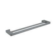Nero Pearl Double Towel Rail 600mm, Gun Metal