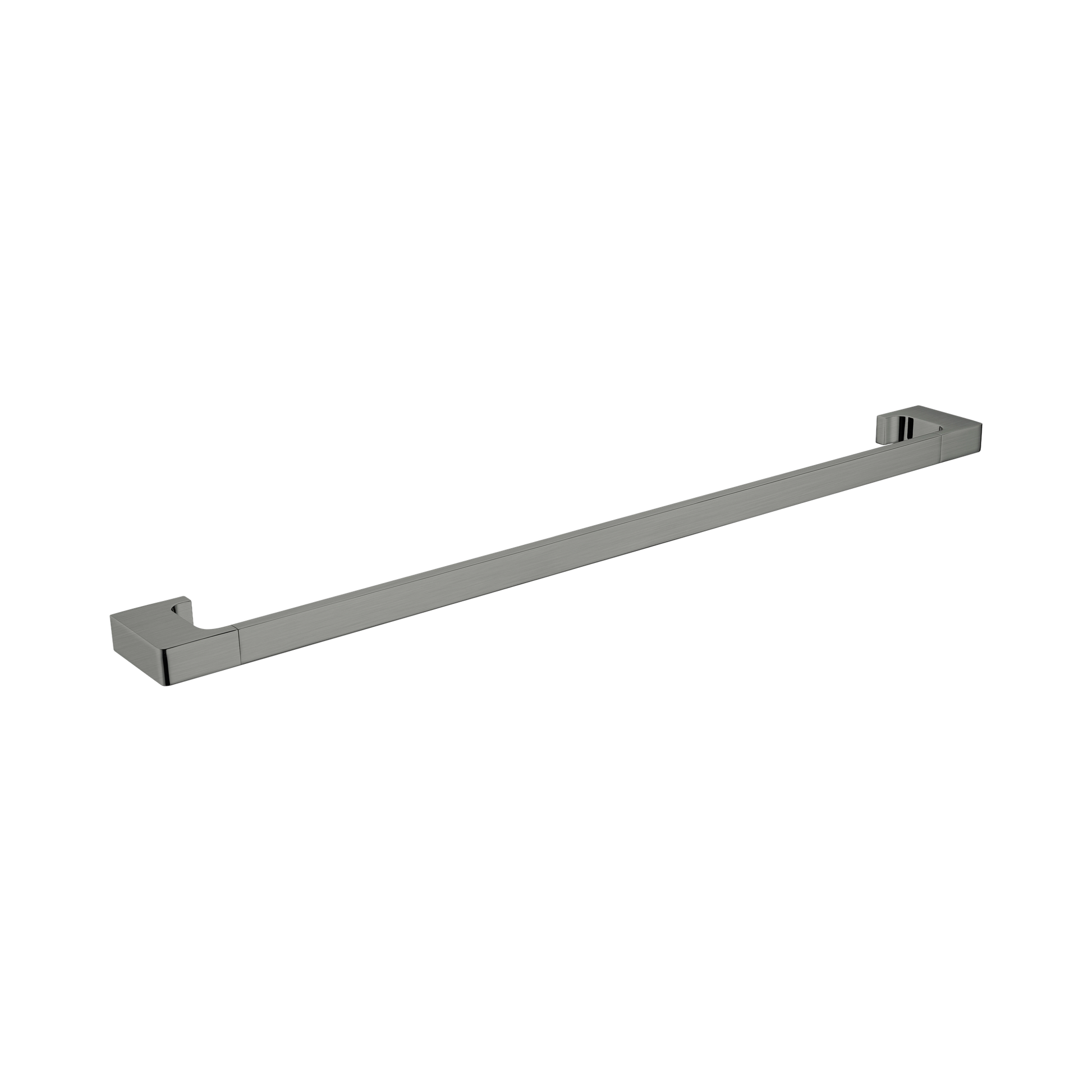 Nero Pearl Single Towel Rail 800mm, Gun Metal