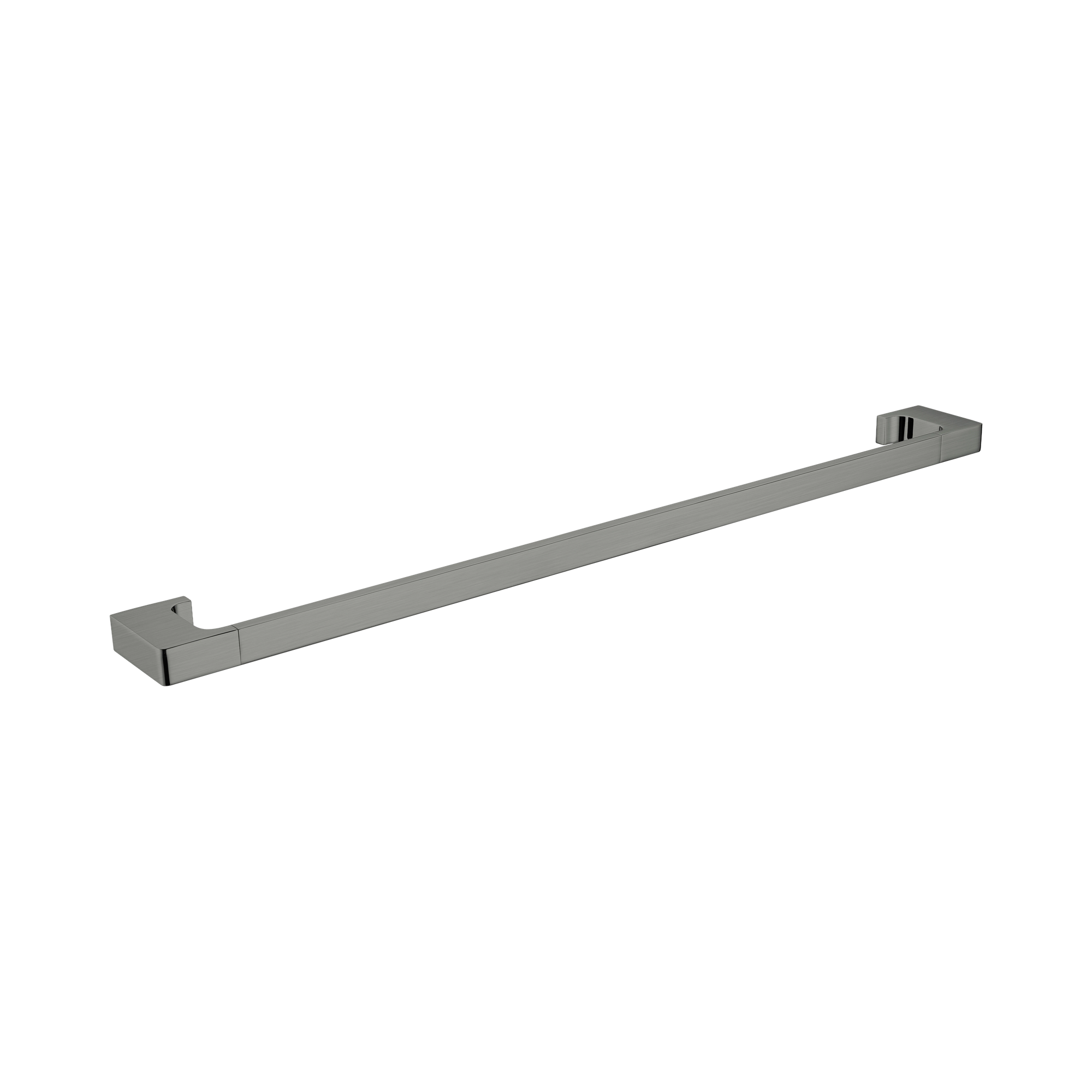 Nero Pearl Single Towel Rail 800mm, Gun Metal