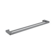 Nero Pearl Double Towel Rail 800mm, Gun Metal