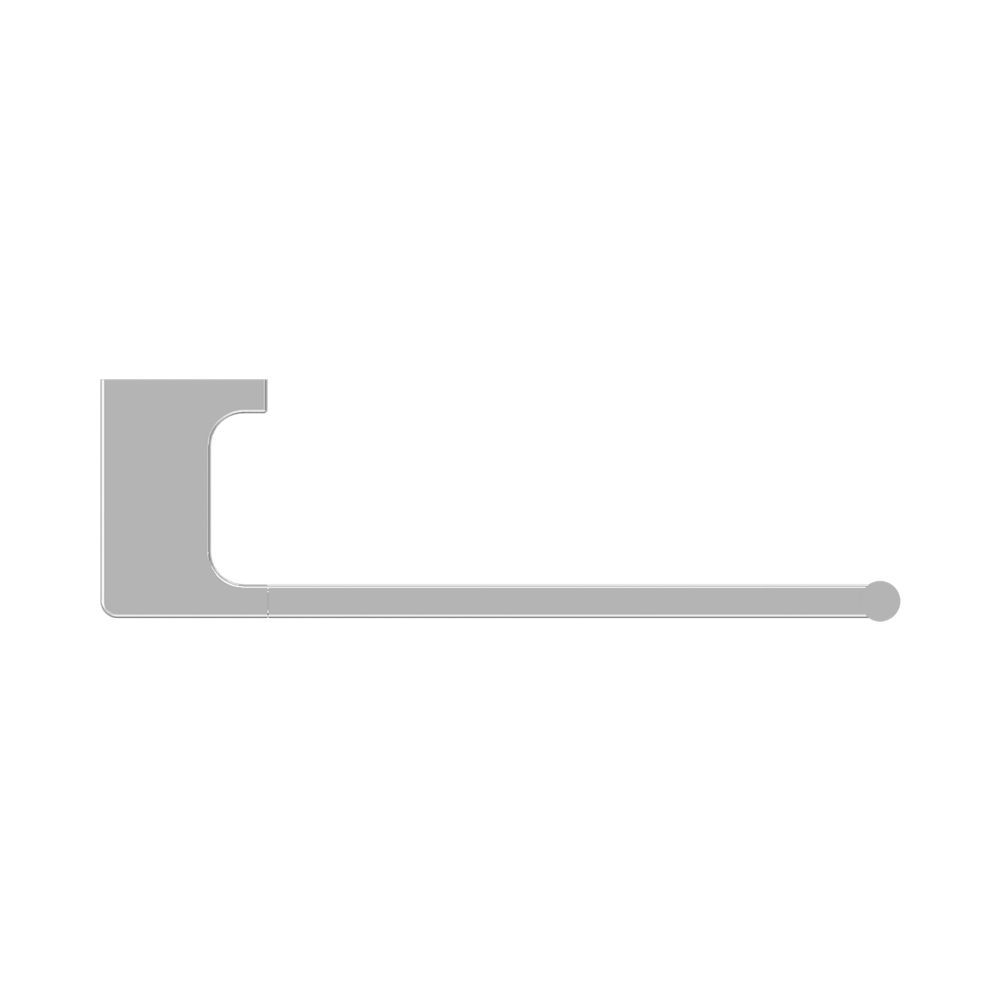Nero Pearl Hand Towel Rail, Chrome
