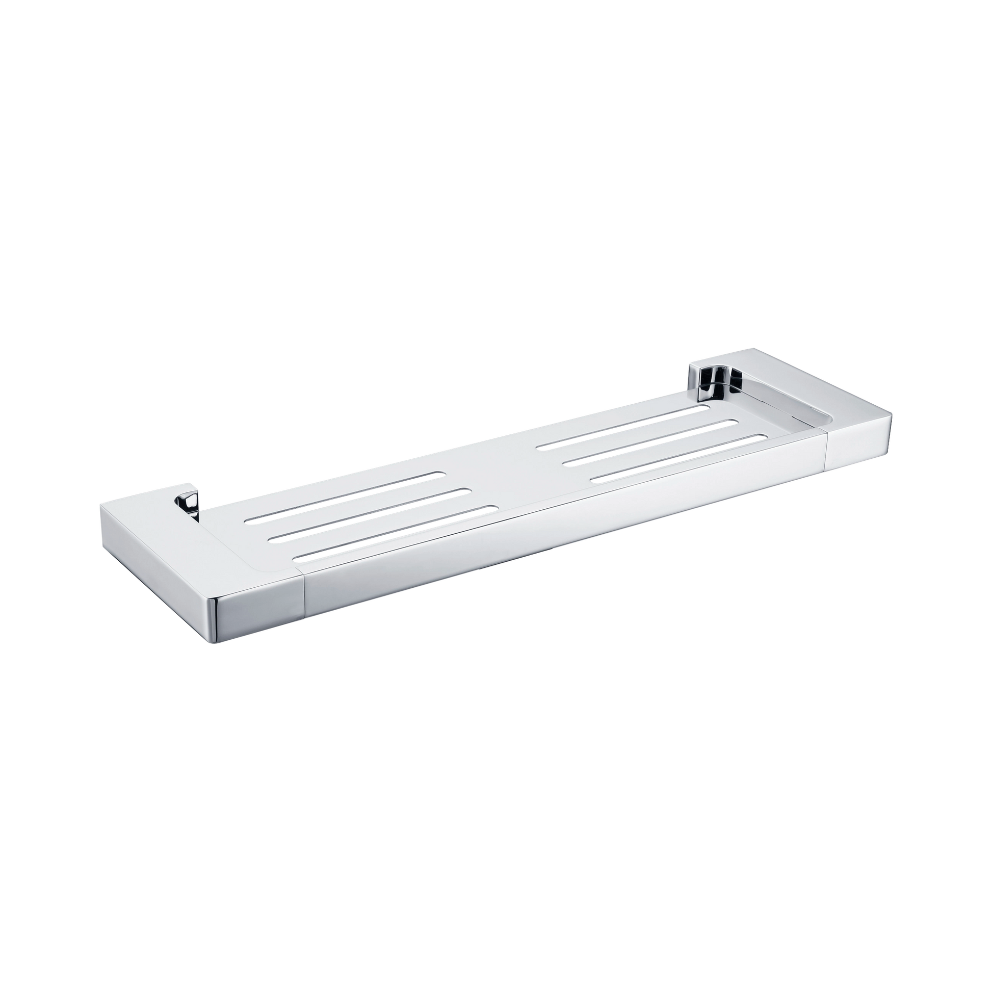 Nero Pearl Metal Shower Shelf, Chrome
