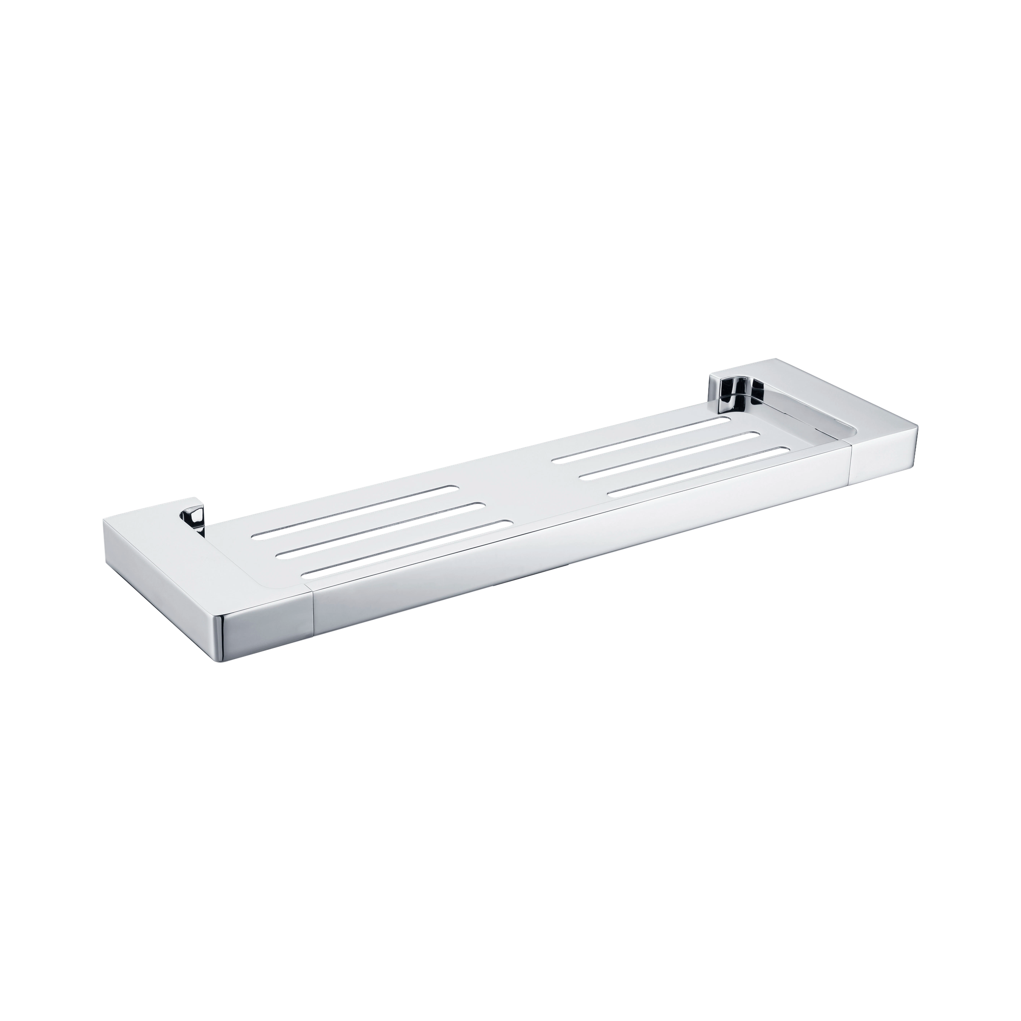 Nero Pearl Metal Shower Shelf, Chrome