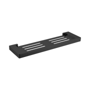 Nero Pearl Metal Shower Shelf, Matte Black