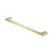 Nero Bianca Single Towel Rail 600mm, Brushed Gold