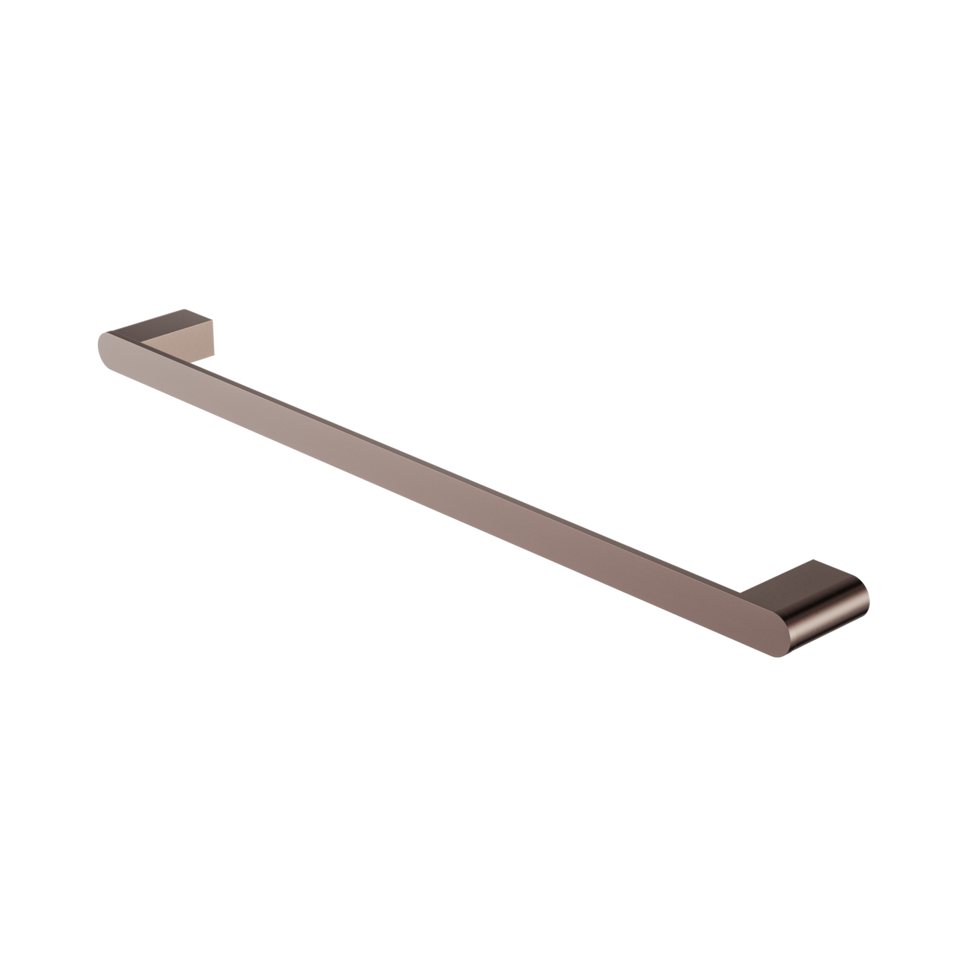 Nero Bianca Single Towel Rail 600mm, Brushed Bronze