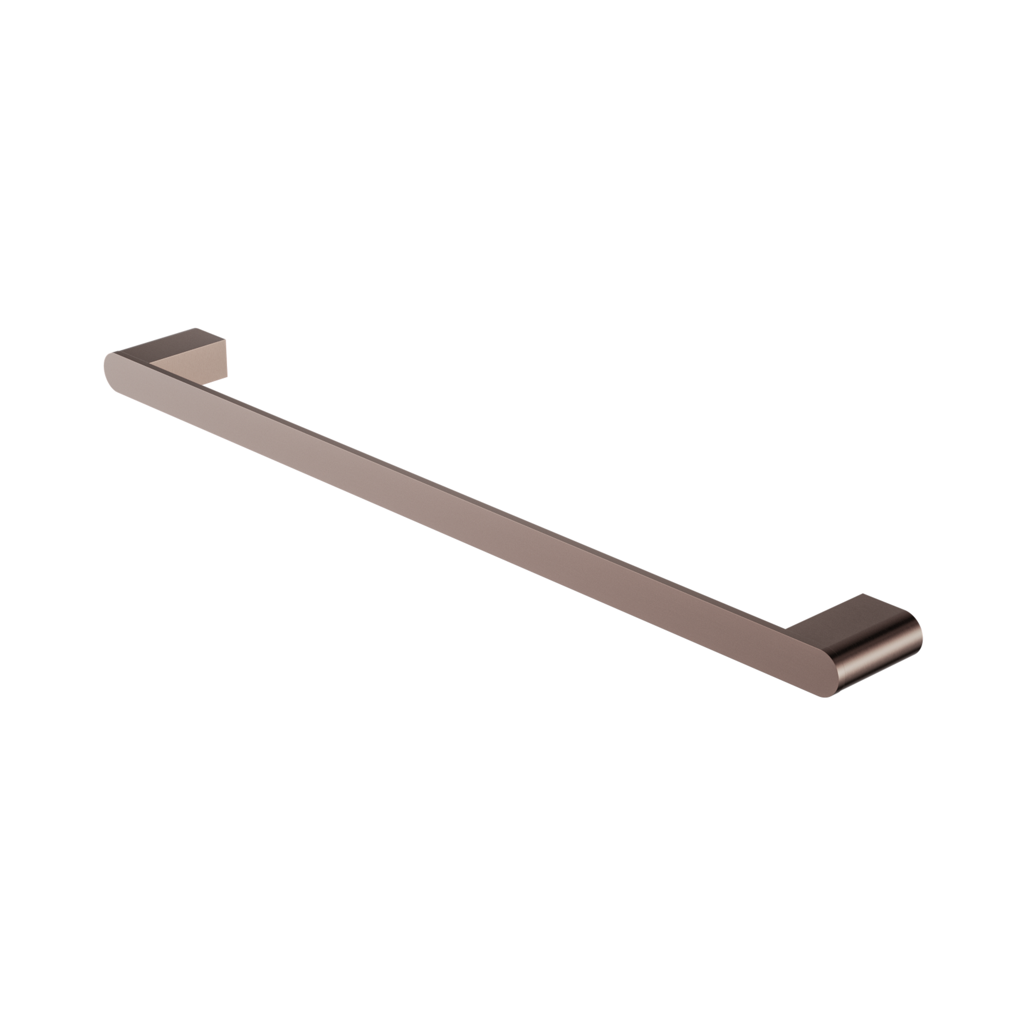 Nero Bianca Single Towel Rail 600mm, Brushed Bronze