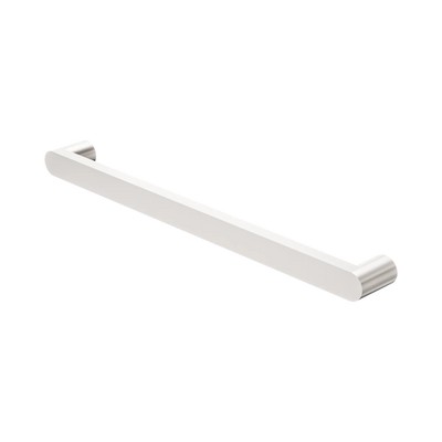 Nero Bianca 240V Single Heated Towel Rail, Brushed Nickel