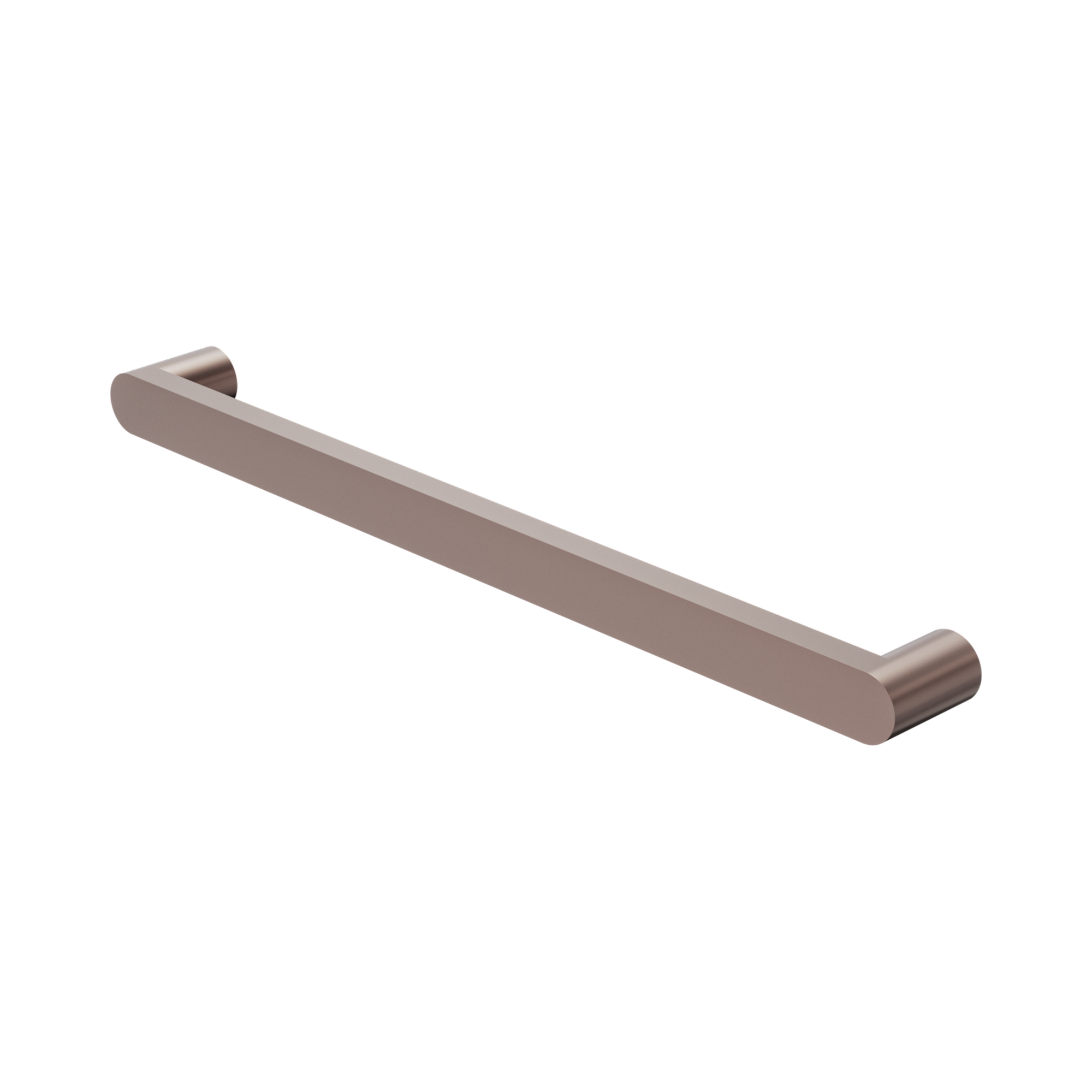 Nero Bianca 240V Single Heated Towel Rail, Brushed Bronze