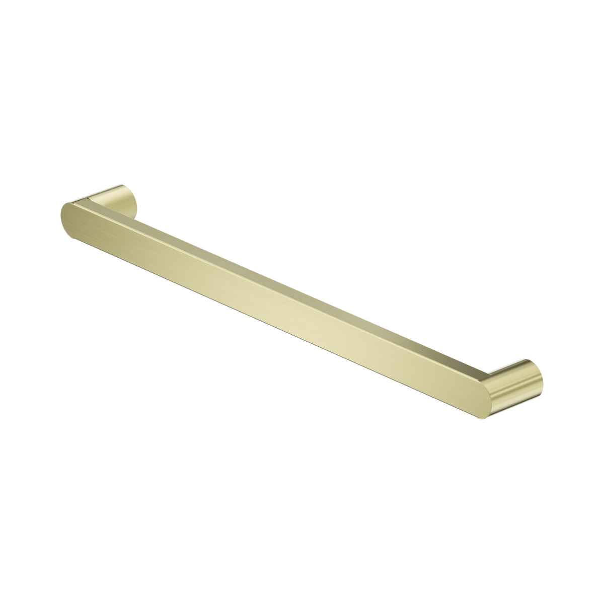 Nero Bianca 12V Single Heated Towel Rail, Brushed Gold