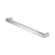 Nero Bianca 12V Single Heated Towel Rail, Brushed Nickel