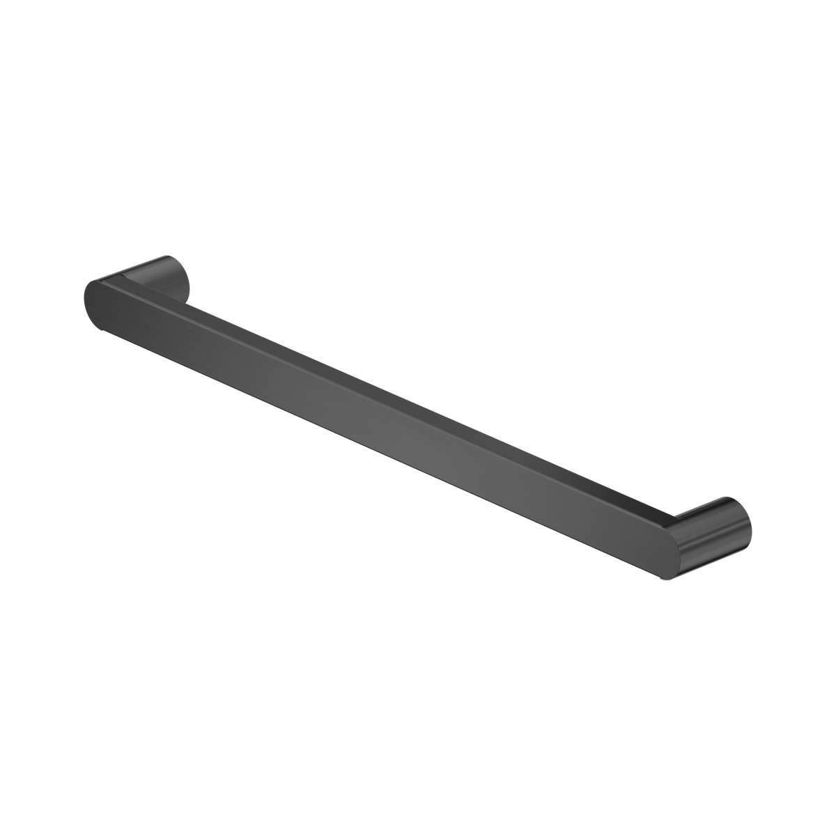 Nero Bianca 12V Single Heated Towel Rail, Gun Metal
