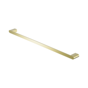 Nero Bianca Single Towel Rail 800mm, Brushed Gold