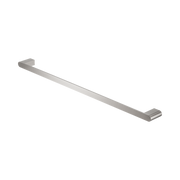 Nero Bianca Single Towel Rail 800mm, Brushed Nickel