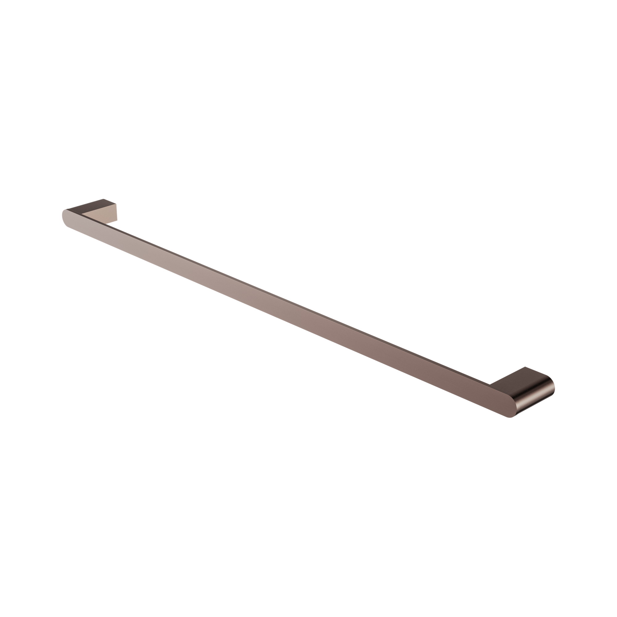 Nero Bianca Single Towel Rail 800mm, Brushed Bronze