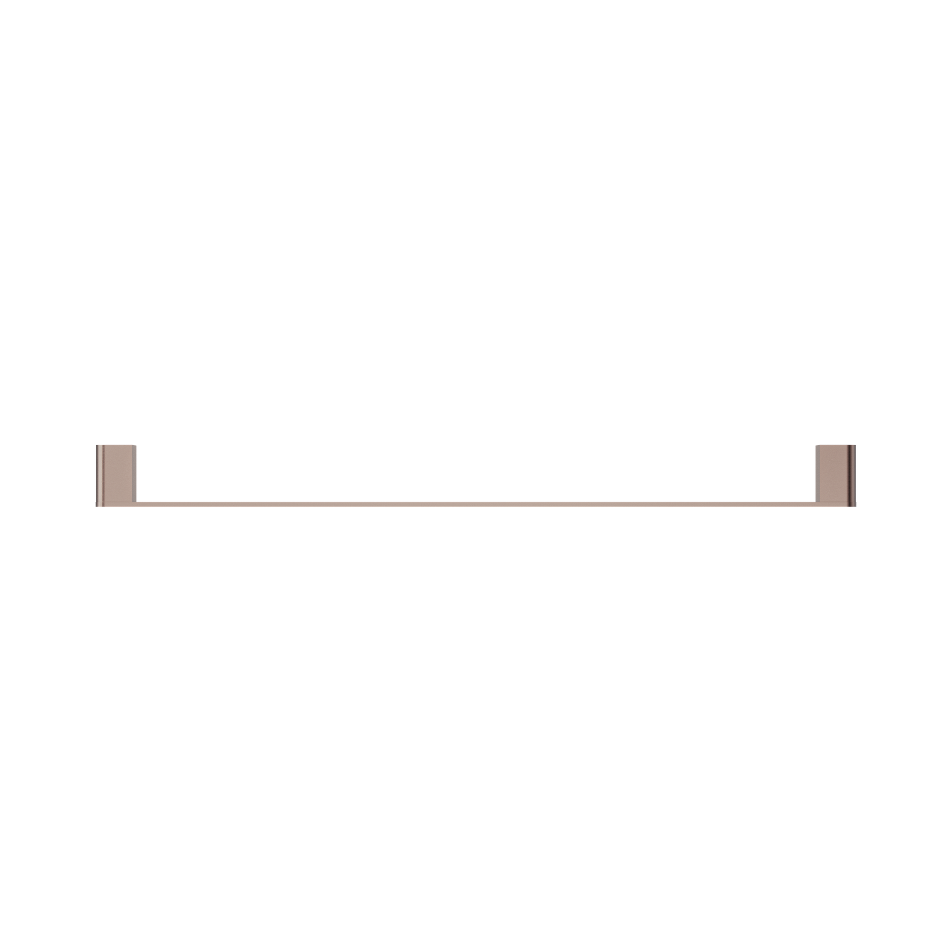 Nero Bianca Single Towel Rail 800mm, Brushed Bronze