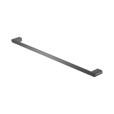 Nero Bianca Single Towel Rail 800mm, Gun Metal