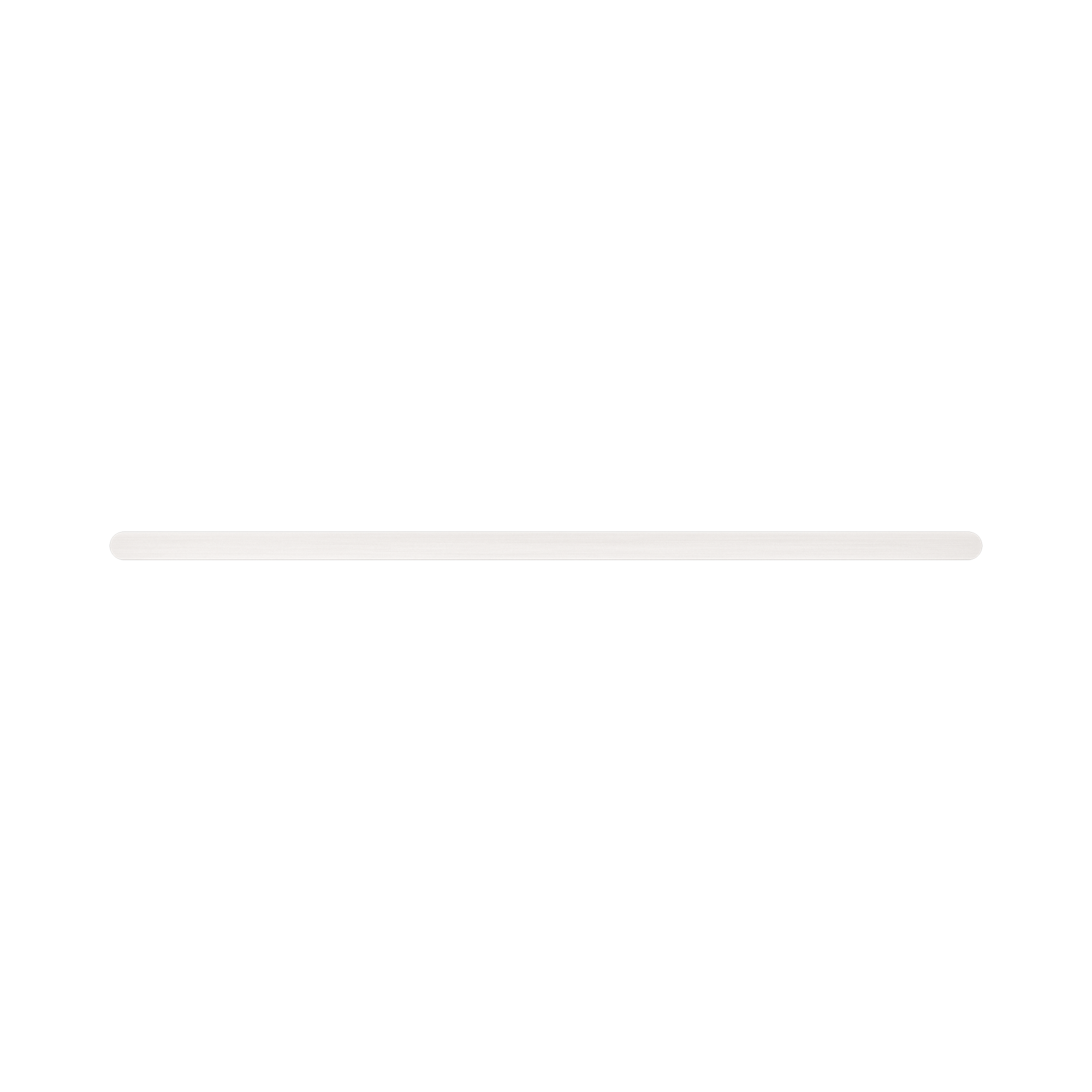Nero Bianca Double Towel Rail 800mm, Brushed Nickel