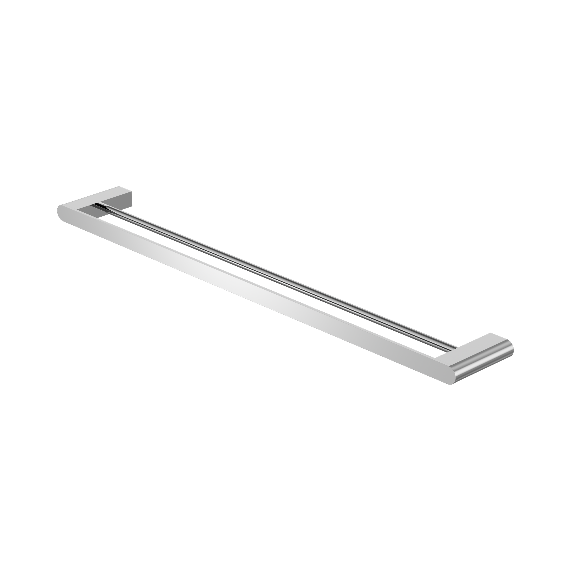 Nero Bianca Double Towel Rail 800mm, Chrome