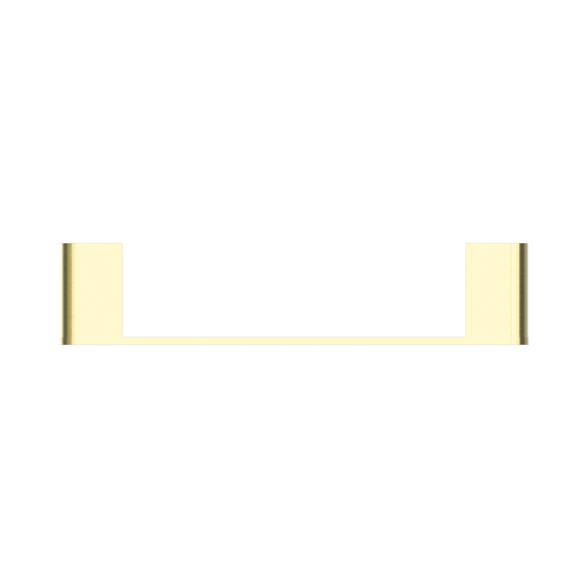 Nero Bianca Hand Towel Rail, Brushed Gold