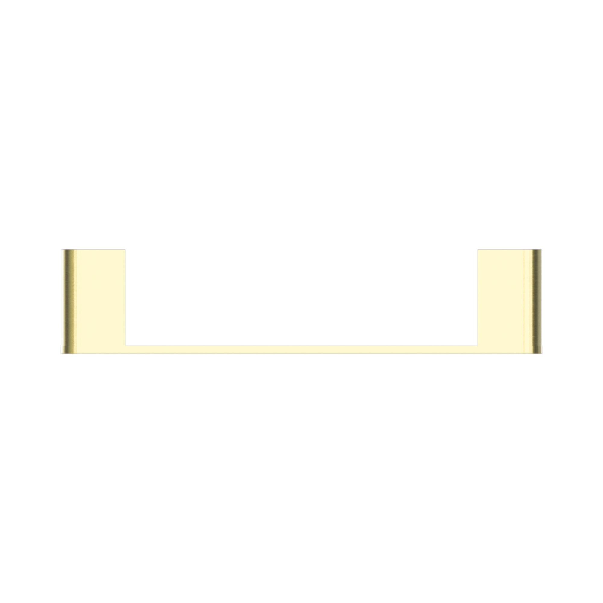 Nero Bianca Hand Towel Rail, Brushed Gold