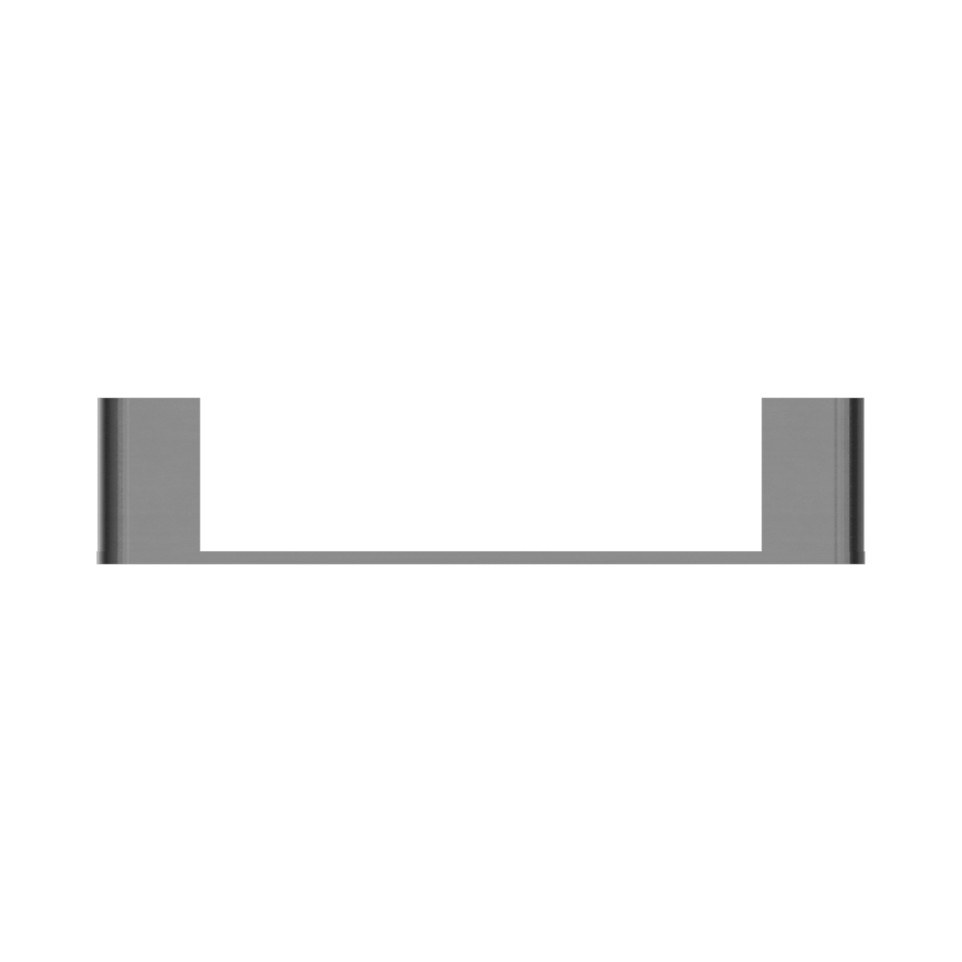 Nero Bianca Hand Towel Rail, Gun Metal