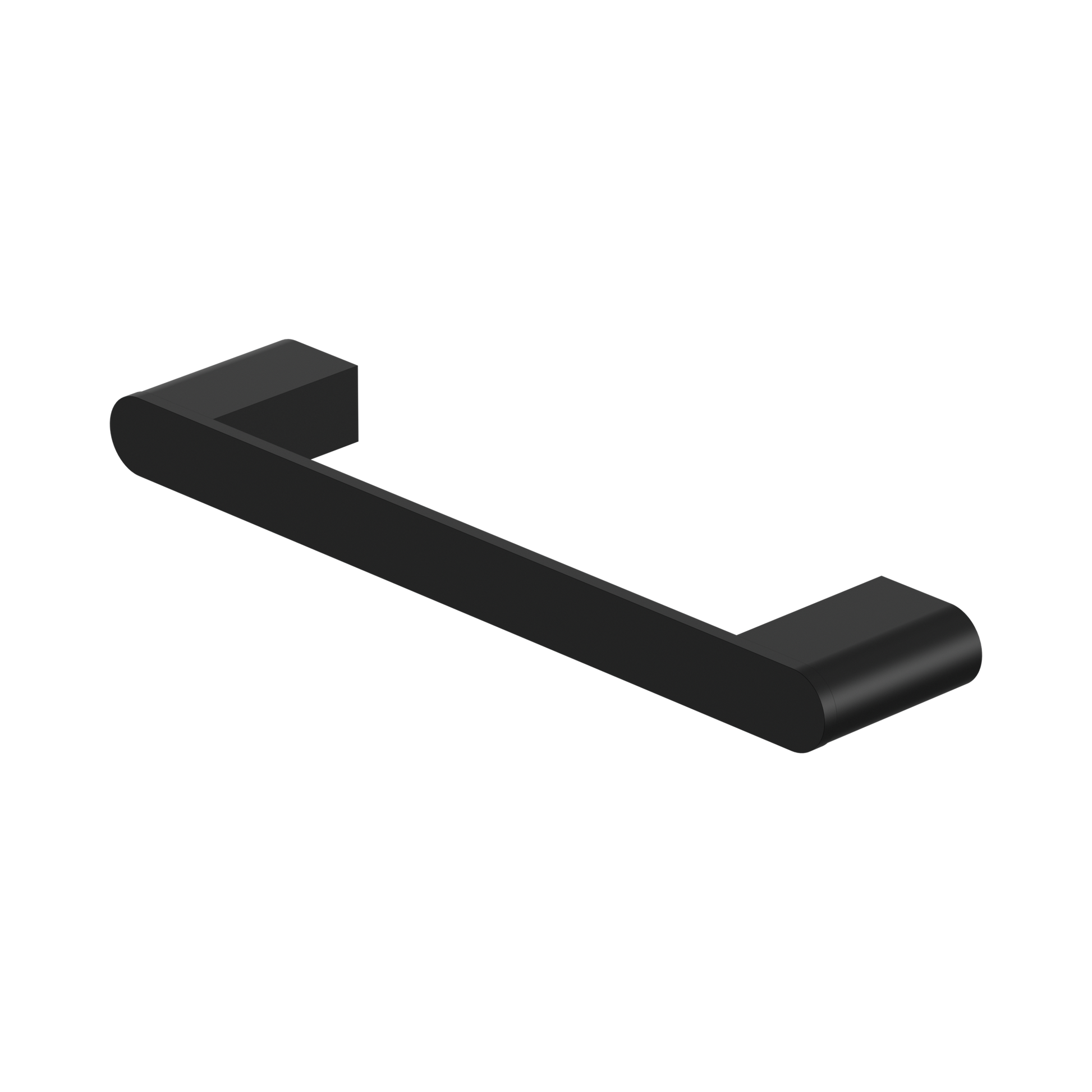 Nero Bianca Hand Towel Rail, Matte Black