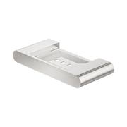 Nero Bianca Soap Dish Holder, Brushed Nickel