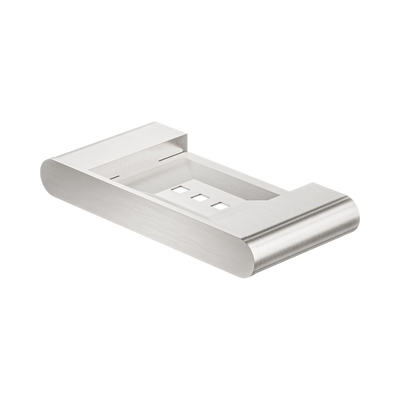 Nero Bianca Soap Dish Holder, Brushed Nickel
