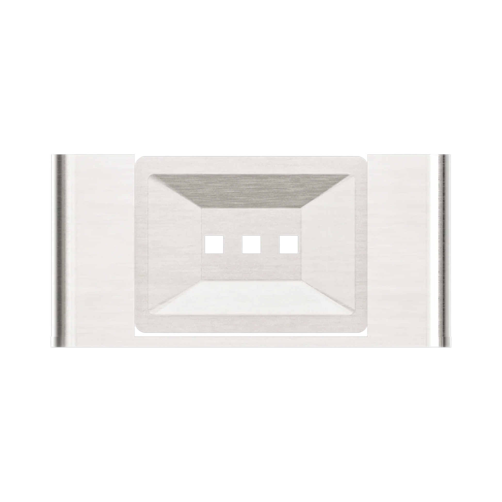 Nero Bianca Soap Dish Holder, Brushed Nickel