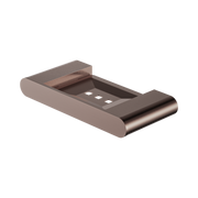 Nero Bianca Soap Dish Holder, Brushed Bronze