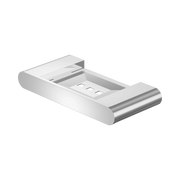 Nero Bianca Soap Dish Holder, Chrome