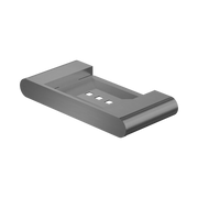 Nero Bianca Soap Dish Holder, Gun Metal