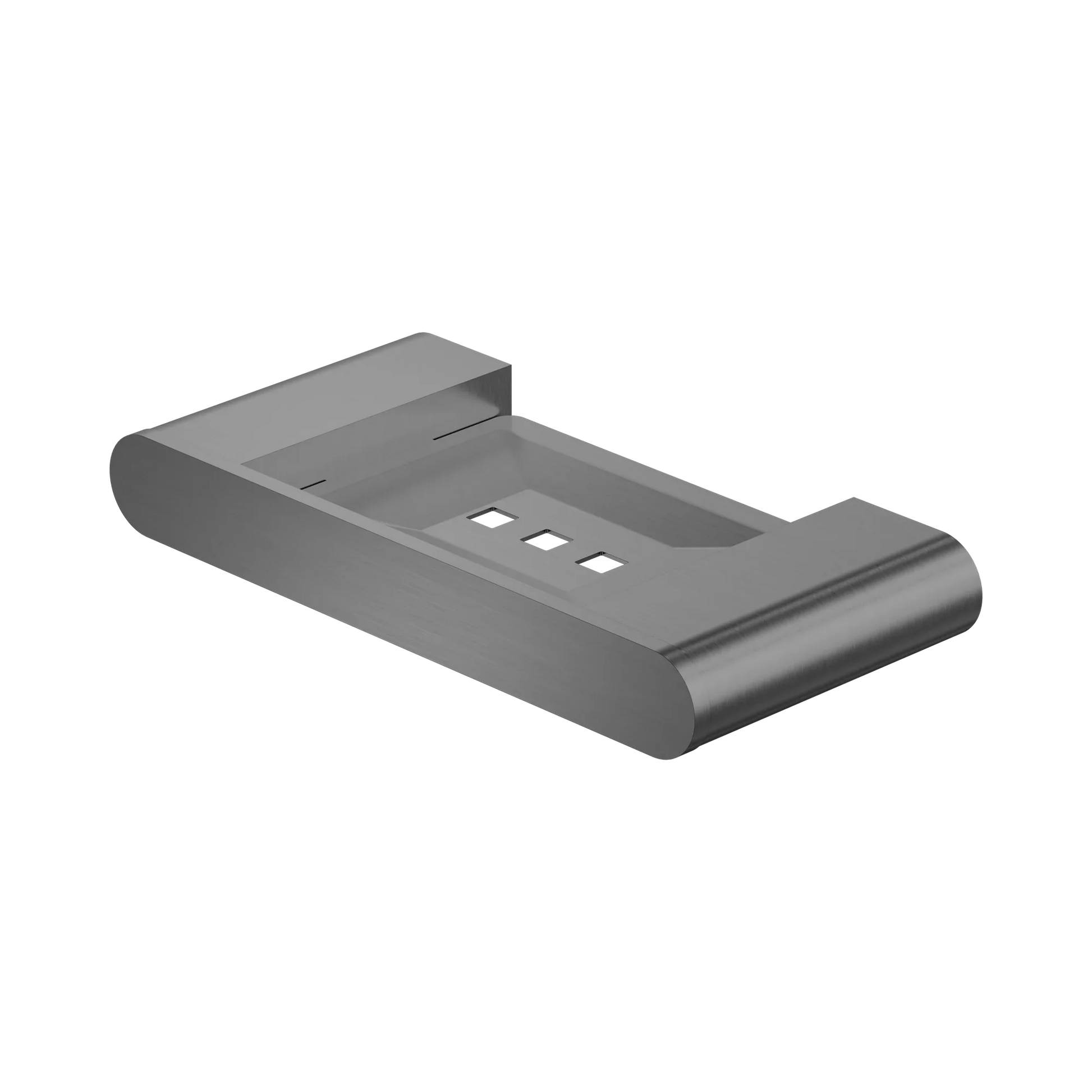 Nero Bianca Soap Dish Holder, Gun Metal