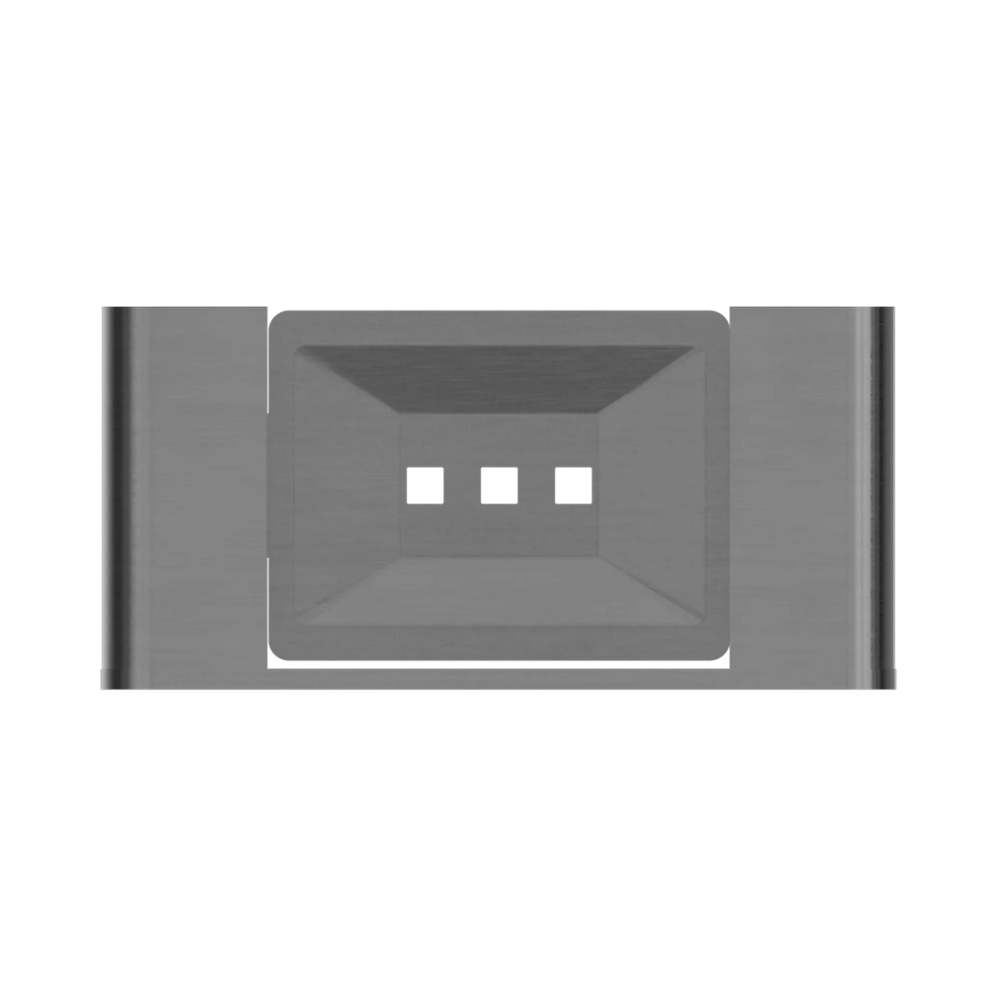 Nero Bianca Soap Dish Holder, Gun Metal