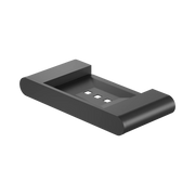 Nero Bianca Soap Dish Holder, Matte Black