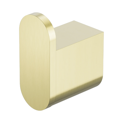 Nero Bianca Robe Hook, Brushed Gold
