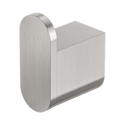 Nero Bianca Robe Hook, Brushed Nickel
