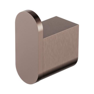 Nero Bianca Robe Hook, Brushed Bronze