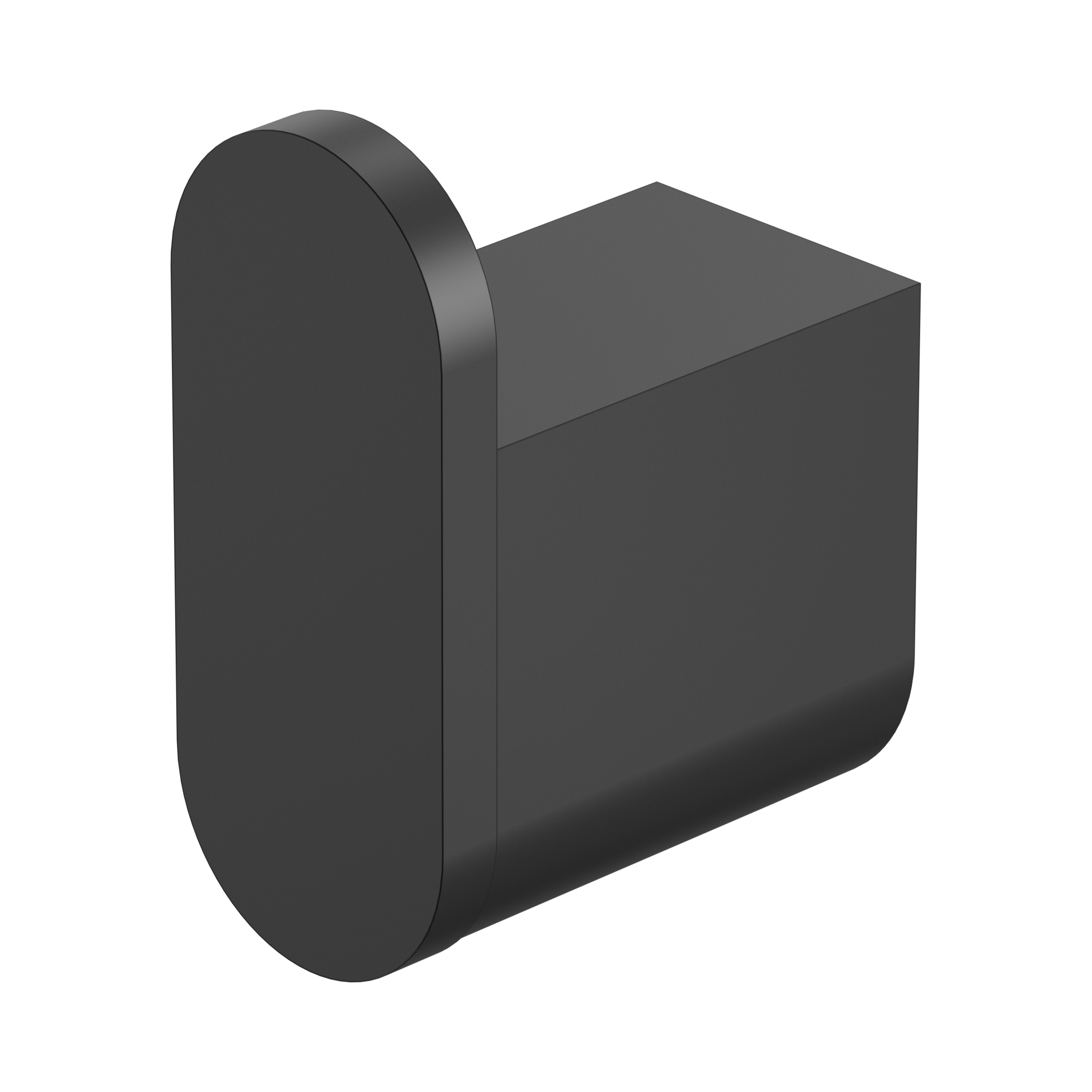 Nero Bianca Robe Hook, Matte Black
